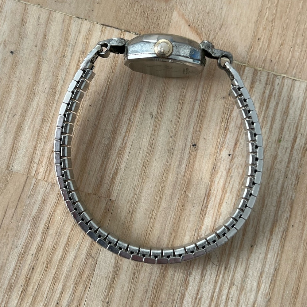Helbros Rare Vintage Mechanical Ladies Watch Stainless Stretch Bracelet Case - Picture 8 of 13
